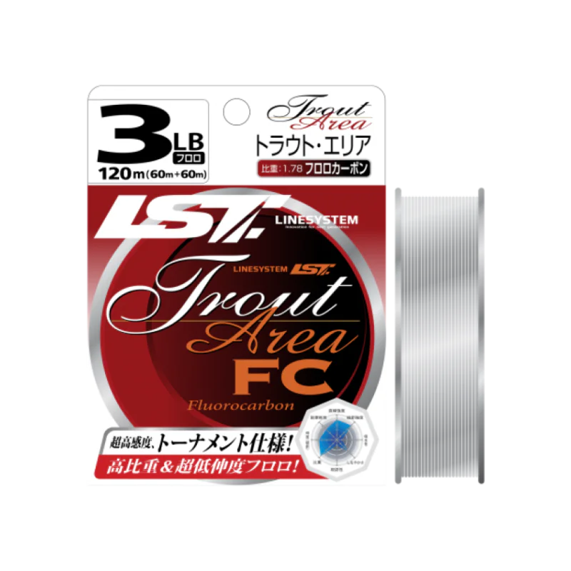 Влакно флуорокарбон LINESYSTEM Trout Area FC 120m