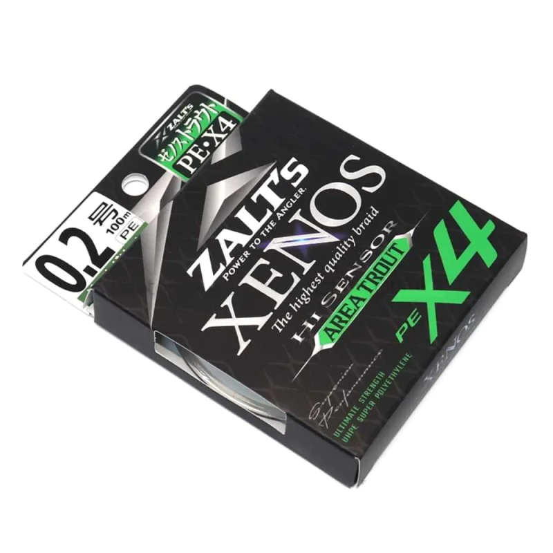 Плетено влакно LINESYSTEM Zalt's Xenos X4 Hi Sensor Area Trout 100m