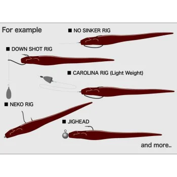 Силиконова примамка MEGABASS Hazedong 3inch 7.5cm