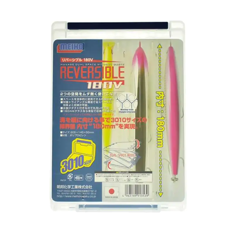 Кутия MEIHO Reversible 180V - Clear
