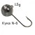 1,5g - Кука N-6 - - КОД : MFMICROJIGHEAD1.5 