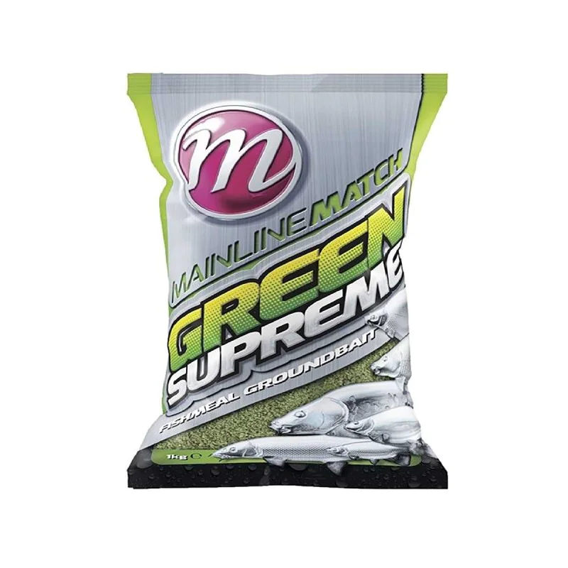 Захранка MAINLINE Green Supreme Fishmeal Groundbait 1kg