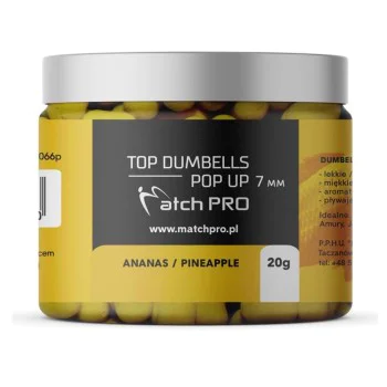 Дъмбели MatchPro Top Dumbells Pop Up 7mm 20g Pineapple