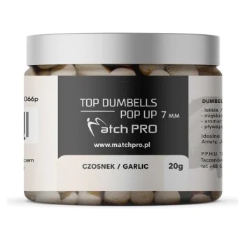 Дъмбели MatchPro Top Dumbells Pop Up 7mm 20g Garlic