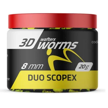 Уафтери MatchPro Top Worms Wafters 3D 8mm 20g Duo Scopex