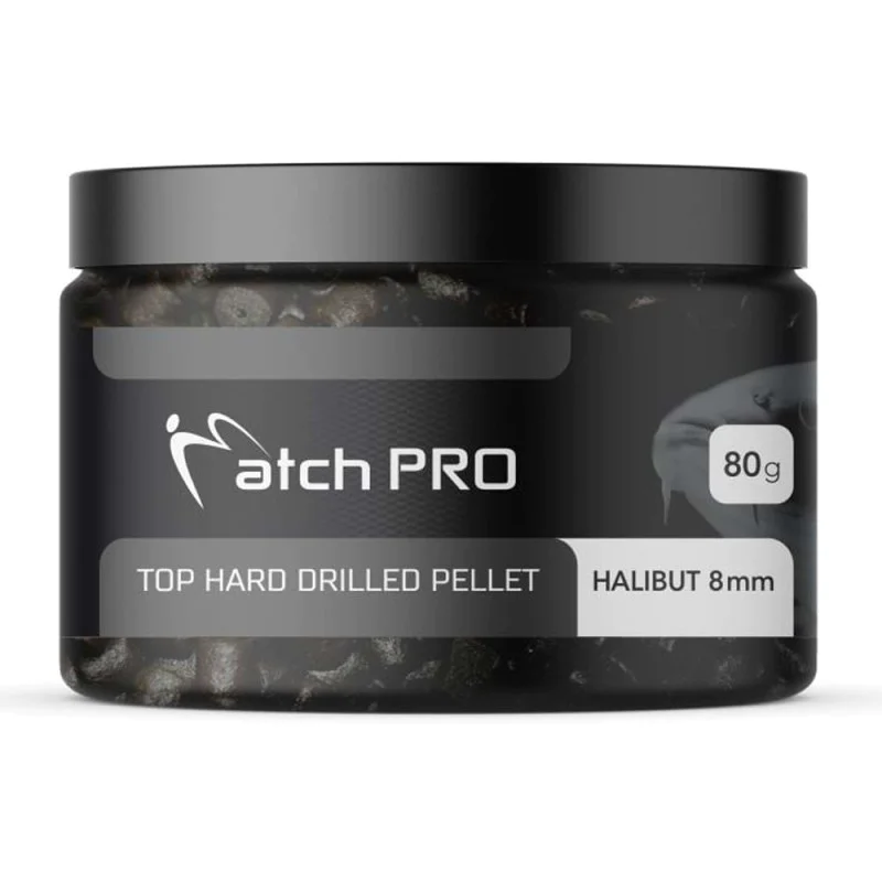 Разпробити пелети MatchPro Top Hard Drilled Pellets 8mm 80g Halibut