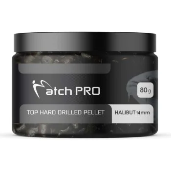 Разпробити пелети MatchPro Top Hard Drilled Pellets 14mm 80g Halibut