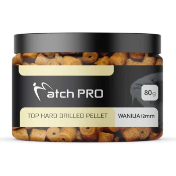 Разпробити пелети MatchPro Top Hard Drilled Pellets 12mm 80g Vanille