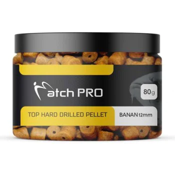 Разпробити пелети MatchPro Top Hard Drilled Pellets 12mm 80g Bannana