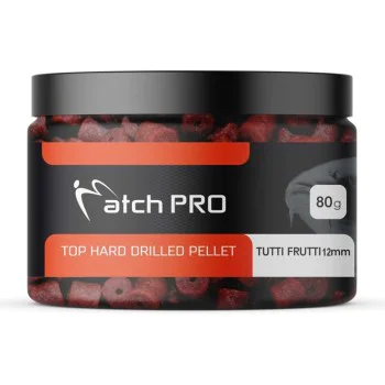 Разпробити пелети MatchPro Top Hard Drilled Pellets 12mm 80g Tutti Frutti