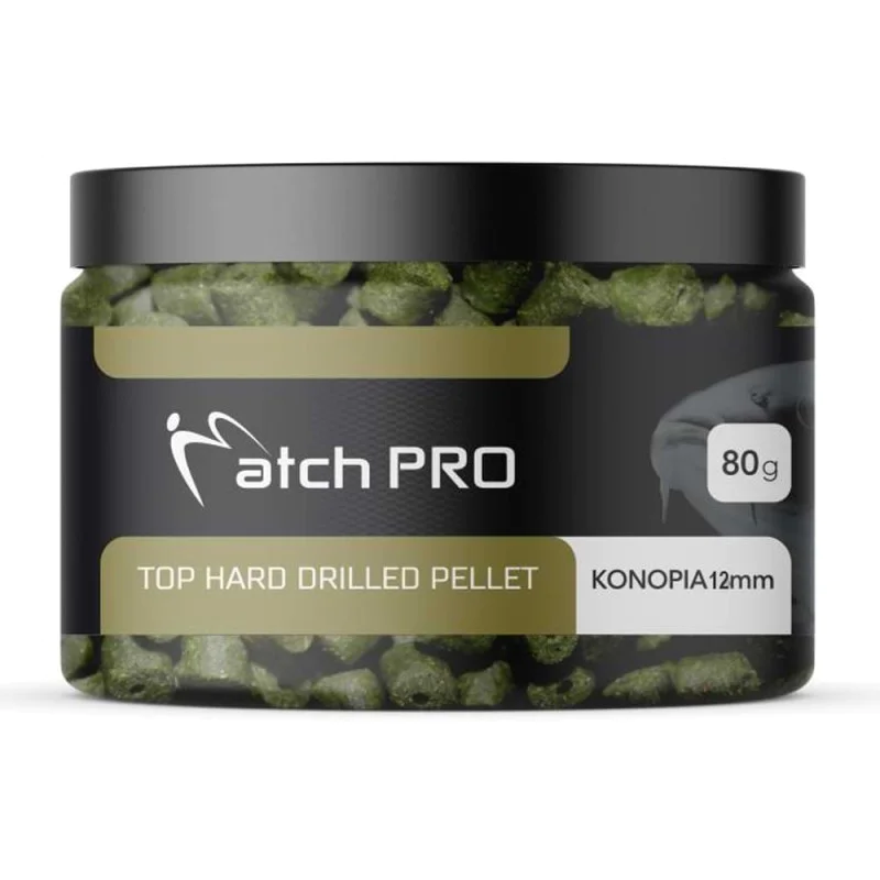 Разпробити пелети MatchPro Top Hard Drilled Pellets 12mm 80g Hemp
