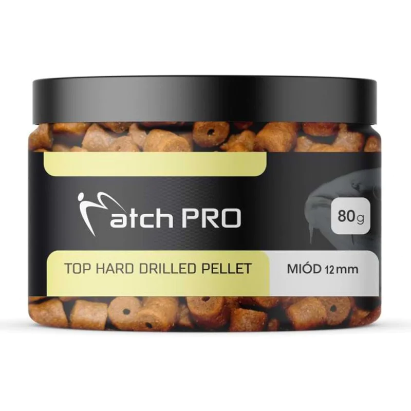 Разпробити пелети MatchPro Top Hard Drilled Pellets 12mm 80g Honey