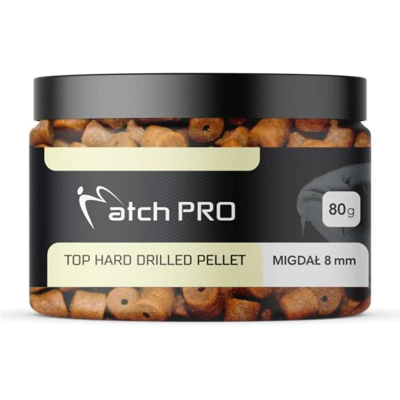 Разпробити пелети MatchPro Top Hard Drilled Pellets 8mm 80g Almond