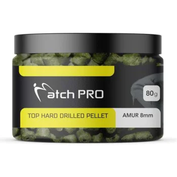 Разпробити пелети MatchPro Top Hard Drilled Pellets 8mm 80g Grasscarp