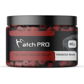 Разпробити пелети MatchPro Top Hard Drilled Pellets 8mm 80g Sausage