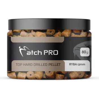 Разпробити пелети MatchPro Top Hard Drilled Pellets 12mm 80g Fish