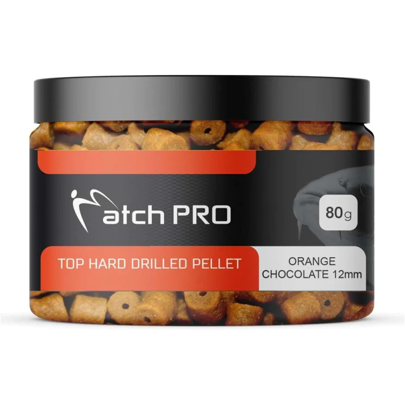 Разпробити пелети MatchPro Top Hard Drilled Pellets 12mm 80g Chocolate Orange