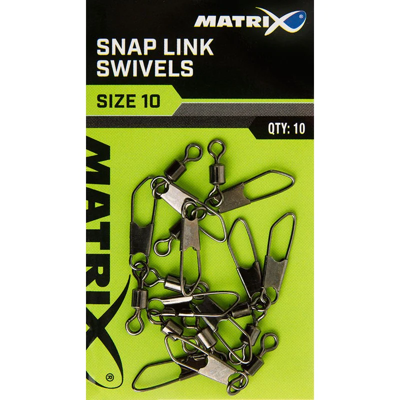 Вирбел с карабина MATRIX Snap Link Swivels