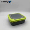 Кутия за стръв MATRIX Bait Boxes Grey/Lime 2.2pt Solid Top