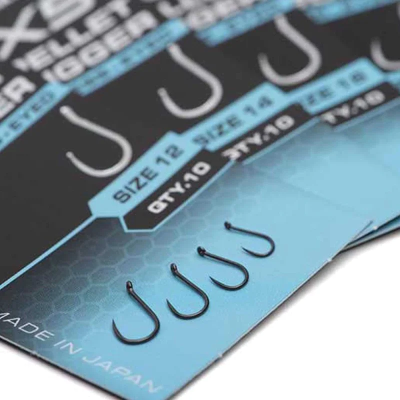 Куки единични MATRIX X5 F1 Pellet Rigger Barbless Eyed