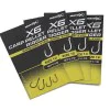 Куки единични MATRIX X6 Carp Pellet Rigger Barbless Eyed
