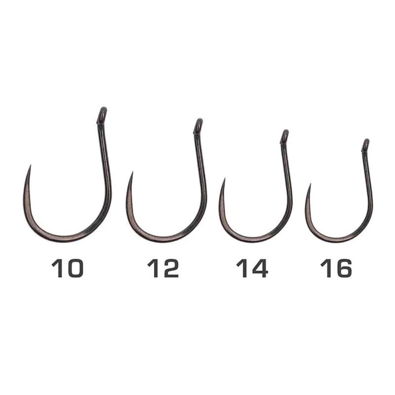 Куки единични MATRIX X9 Carp Wide Gape Barbless Eyed