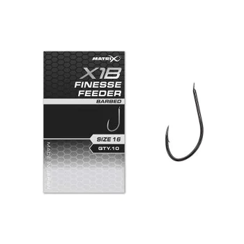 Куки единични MATRIX X1B Finesse Feeder Barbed