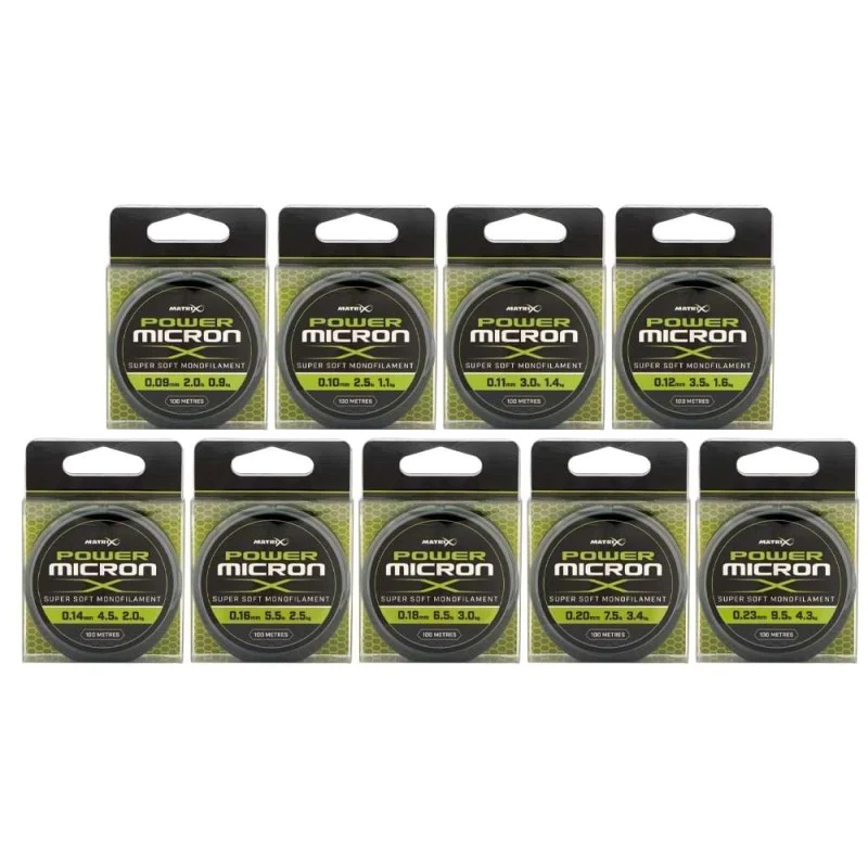 Влакно за поводи MATRIX Power Micron X 100m
