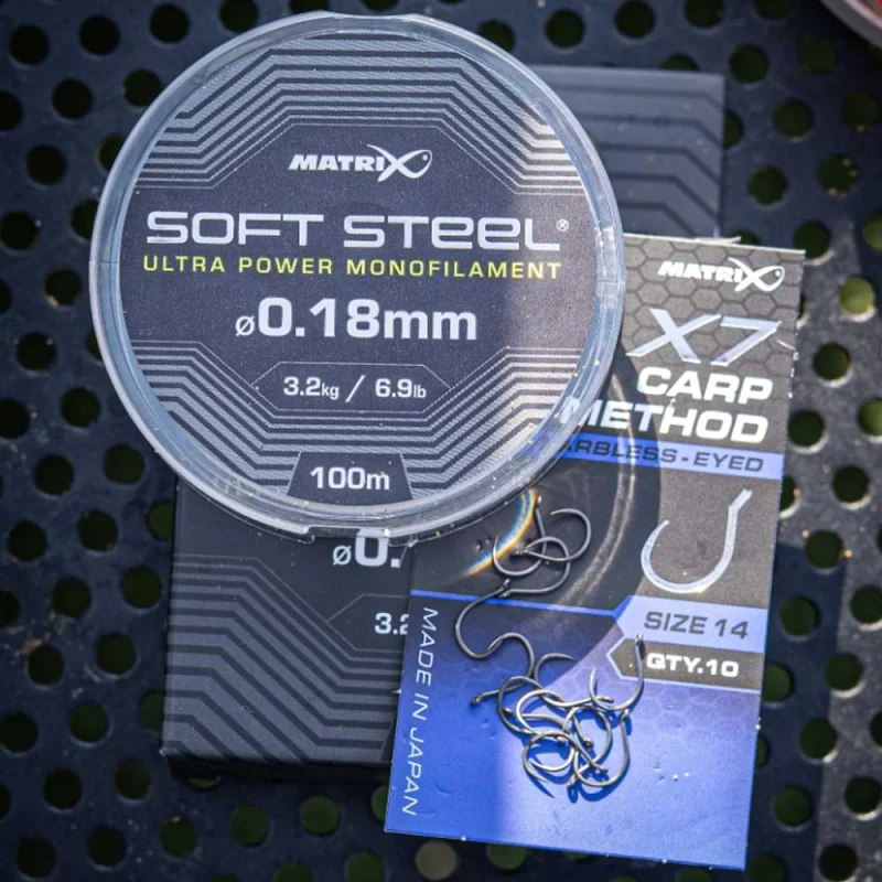 Монофилно влакно MATRIX Soft Steel Ultra Power Monofilament 100m