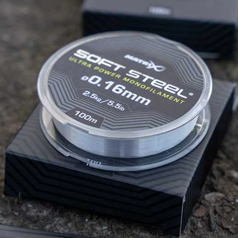 Монофилно влакно MATRIX Soft Steel Ultra Power Monofilament 100m