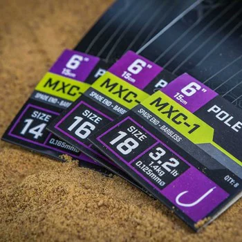 Вързани куки MATRIX MXC-1 Barbless Standard Rig