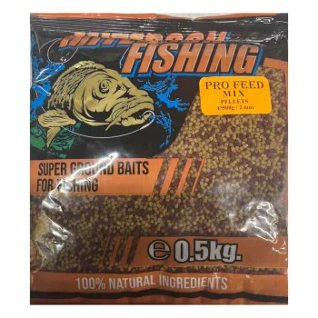 Пелети MITERSON Pro Feed Pellets 2mm MIX - Red and Yellow