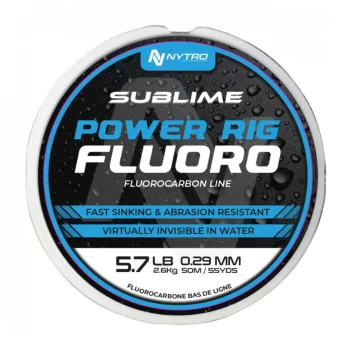 Влакно флуорокарбон NYTRO Sublime Power Rig Fluoro 50M
