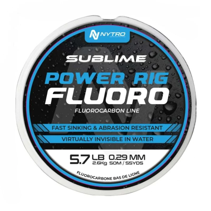 Влакно флуорокарбон NYTRO Sublime Power Rig Fluoro 50M