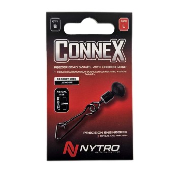 Вирбел с адаптор NYTRO F-Bead Swivel W-Hooked Snap L