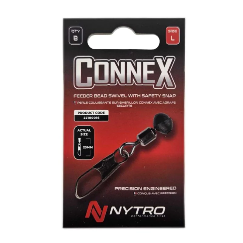 Вирбел с адаптор NYTRO F-Bead Swivel W-Safety Snap L