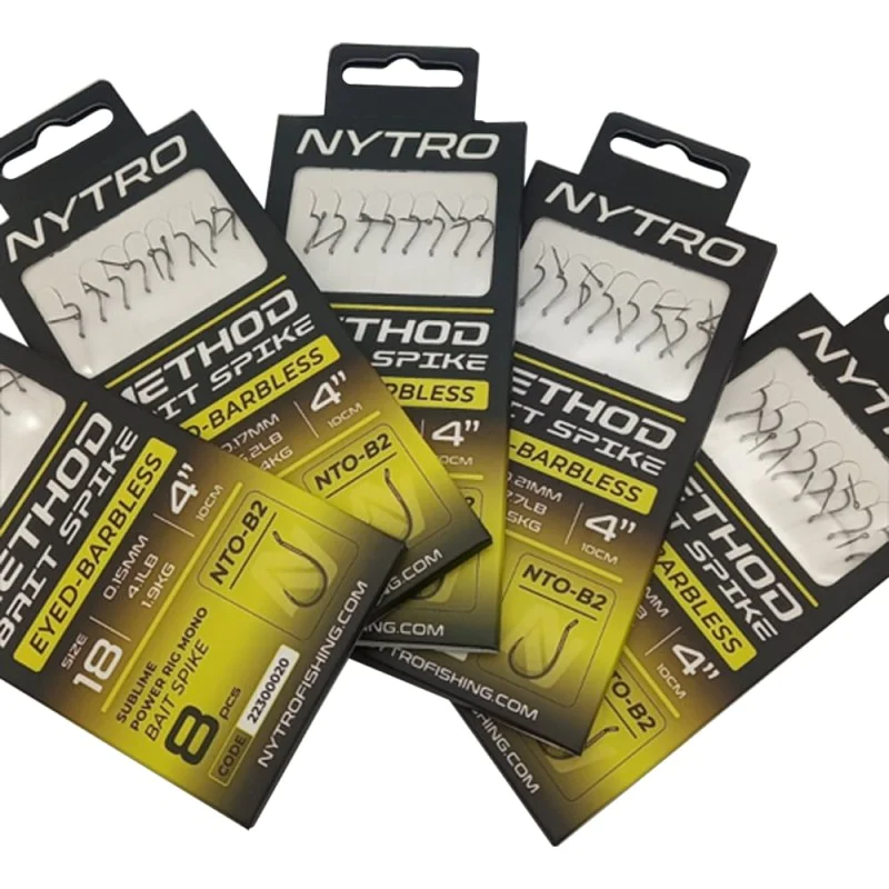 Вързани куки NYTRO Method Bait Spike 4inch 10cm NTO-B2