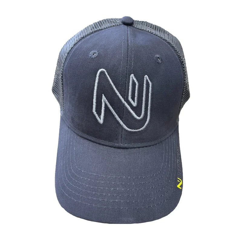 Шапка NUFISH Cap Grey Logo Outline