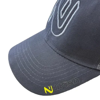 Шапка NUFISH Cap Grey Logo Outline