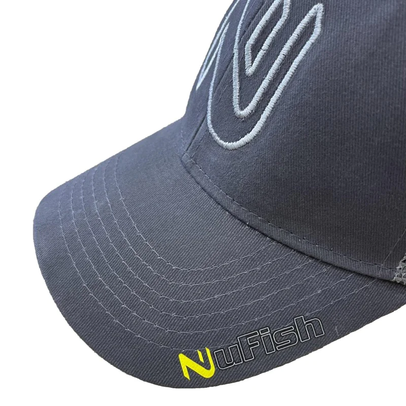 Шапка NUFISH Cap Grey Logo Outline