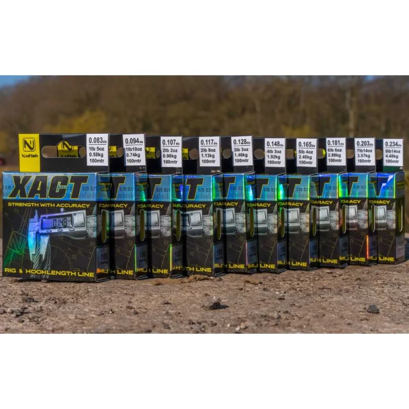 Кополимер-монофилно влакно NUFISH XACT Rig Line 100m