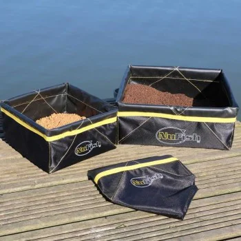 Футер-кофа за захранка NUFISH Folding Groundbait Bowl 190x190mm