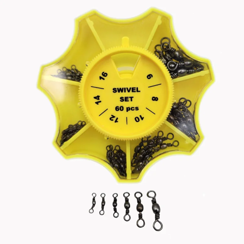 Вирбел NUFISH Barrel Swivel Pack Dispenser 60pcs