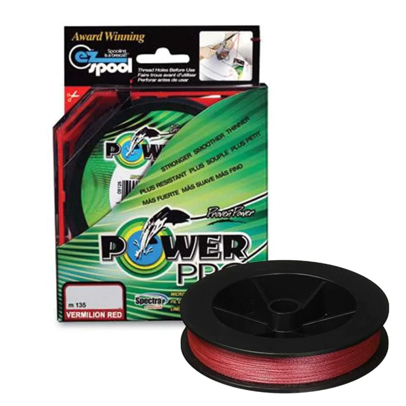 Плетено влакно POWER PRO Braid Vermilion Red 135m