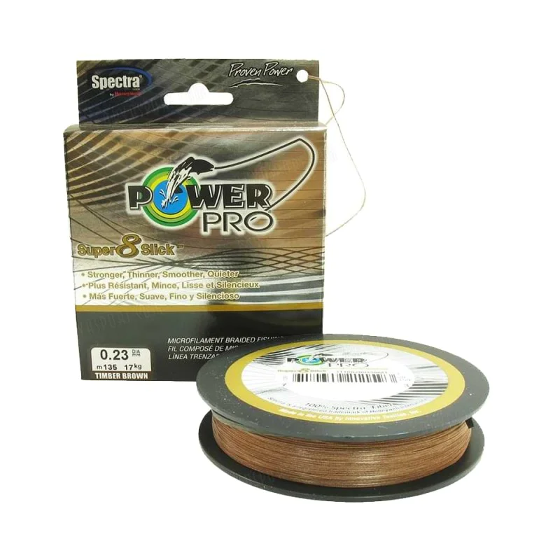 Плетено влакно POWER PRO Super 8 Slick Timber Brown 135m