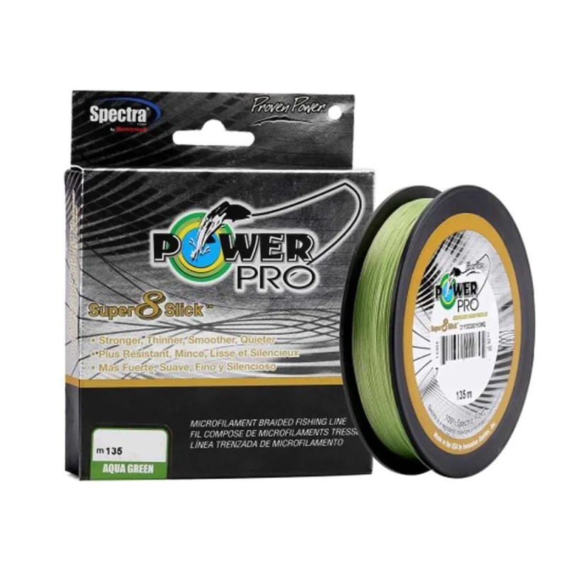 Плетено влакно POWER PRO Super 8 Slick Aqua Green 135m