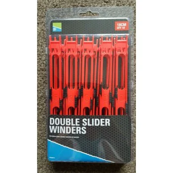 Совалки за такъми PRESTON Double Slider WInders 18cm Red