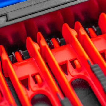 Совалки за такъми PRESTON Interlok Slider WInders 13cm Red