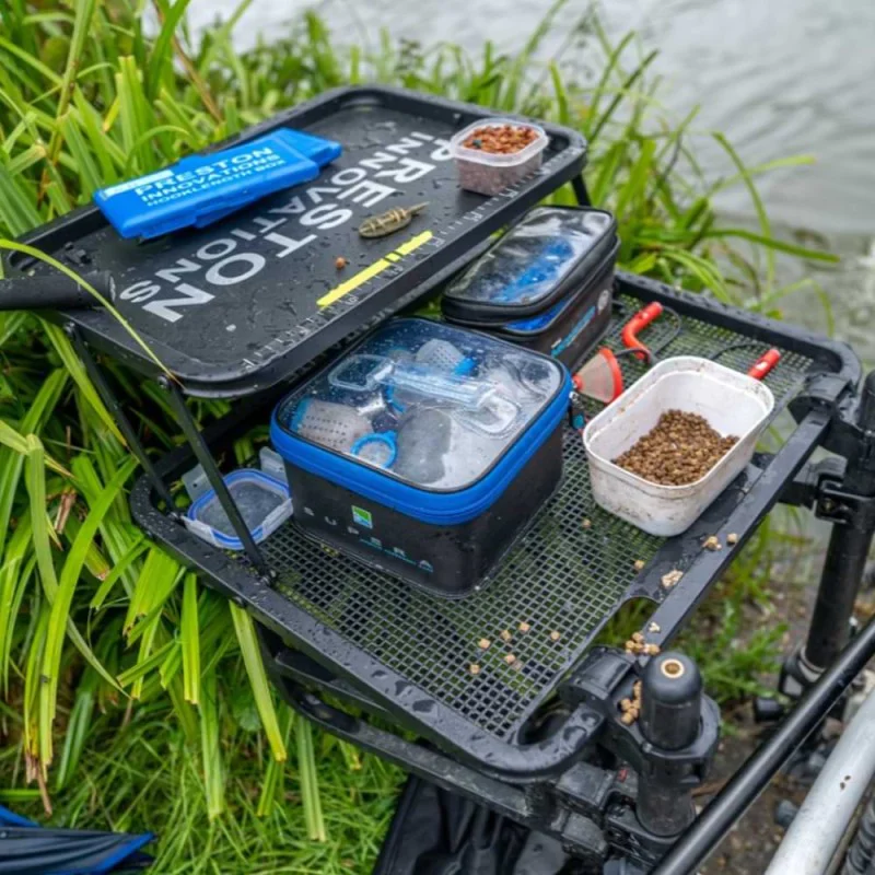 Маса PRESTON Offbox Double Decker Side Tray - Large