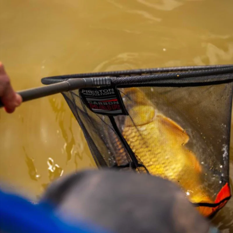 Глава за кеп PRESTON Carbon Hair Mesh Landing Net 16"